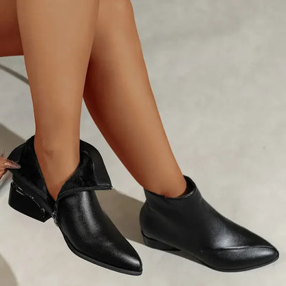 Botines de tacón con cremallera Nina - vista 4