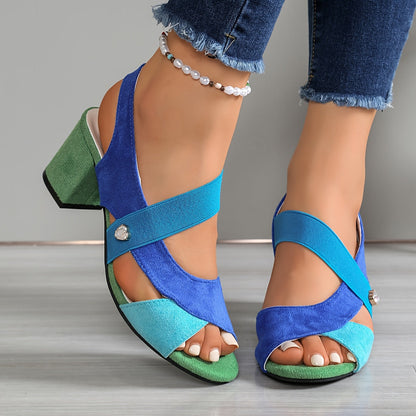 BELLA | SANDALIAS CASUALES — Color: Azul