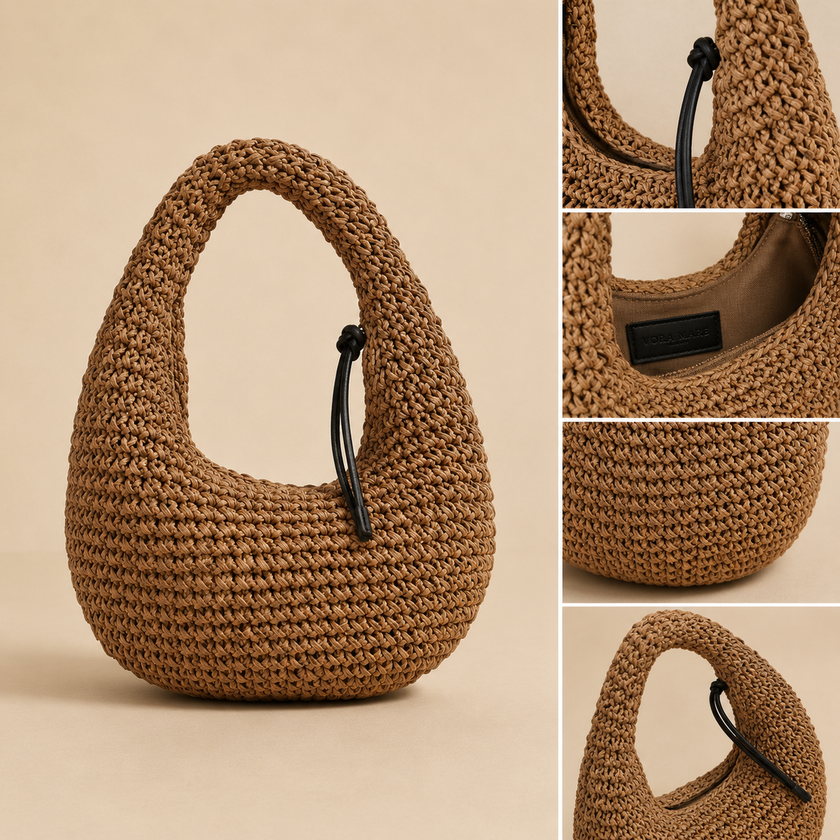 Siena | Bolso de rafia artesanal estilo mediterráneo