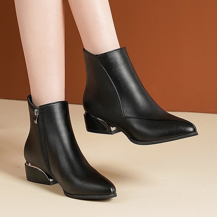 Botines de tacón con cremallera Nina - vista 2
