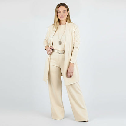 Conjunto de 3 piezas con cárdigan largo Silvia - vista 5