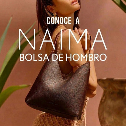 Naima | Bolso de hombro espacioso con cierre magnético
