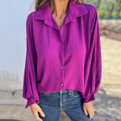 Blusa holgada de manga larga Irene - vista 5