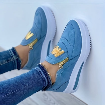 Zapatillas con plataforma y cremallera Sara - vista 2