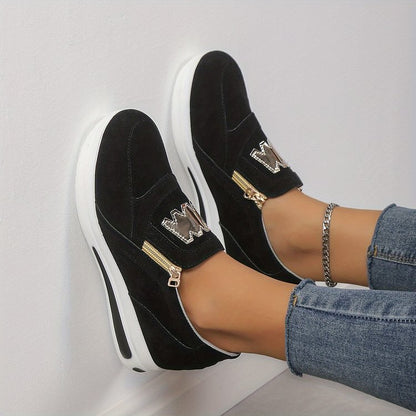 Zapatillas con plataforma y cremallera Sara - vista 5