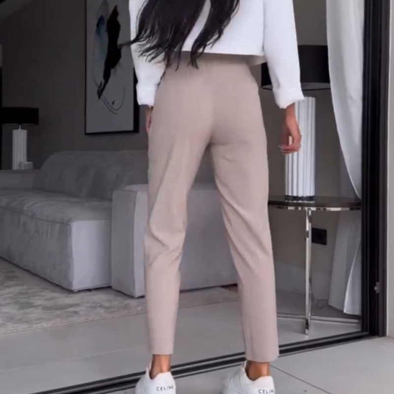 Pantalón de traje de pinzas Valeria - vista 6