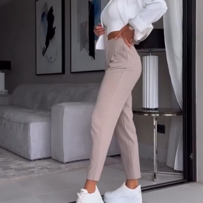 Pantalón de traje de pinzas Valeria - vista 4