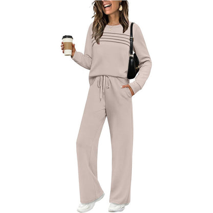 Lorena | Conjunto de jersey y pantalón ancho de punto