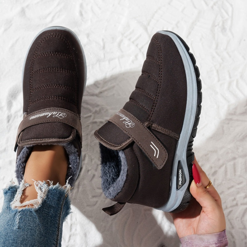 Zapatillas cálidas con velcro y suela antideslizante Lola - vista 6