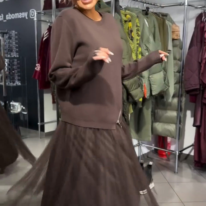 Conjunto de jersey y falda de tul Teresa - vista 6