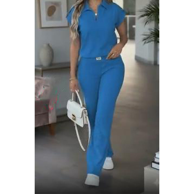 Conjunto de blusa y pantalón ancho Diana - vista 2