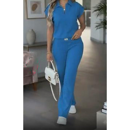 Conjunto de blusa y pantalón ancho Diana - vista 2
