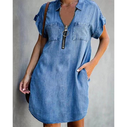 Vestido camisero vaquero Marina