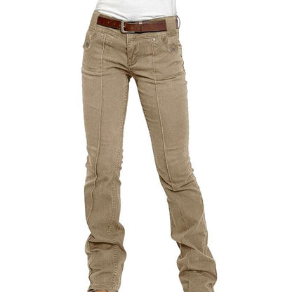 Pantalón slim elástico de talle alto Olivia - vista 2