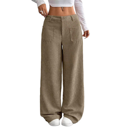 Pantalón cargo de pana de pierna ancha Celia - vista 7